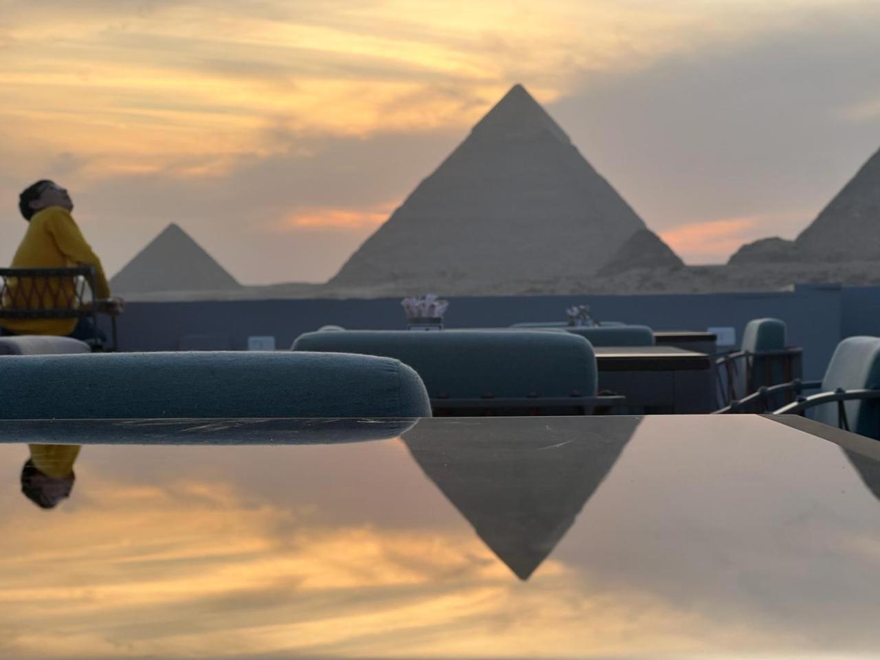 Pyramids Hotel Kafret el-Gabal Exteriör bild