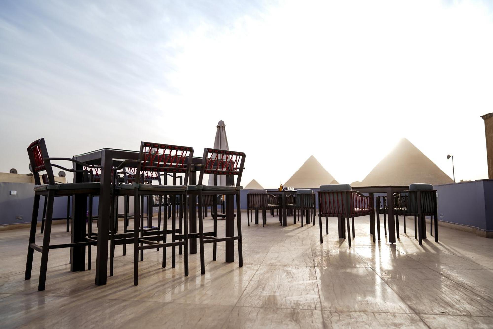 Pyramids Hotel Kafret el-Gabal Exteriör bild